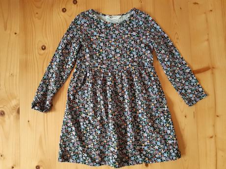 Šaty s jemnými kvietkami, h&m,110