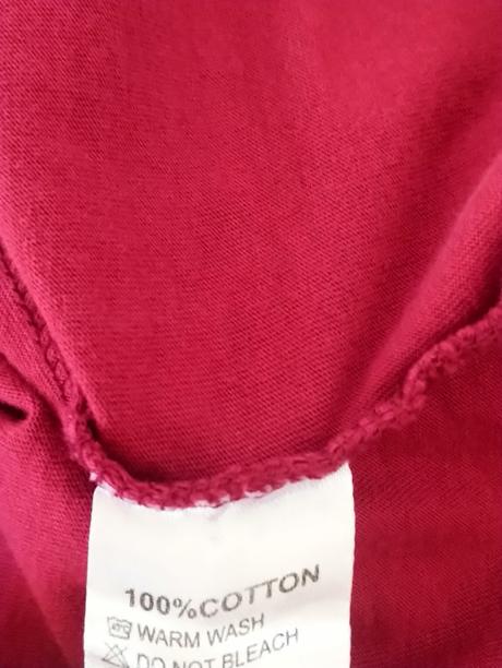 Pánske bordové tričko s nápisom, big blue, l