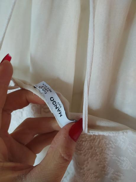 Šaty biele/krémové, mango,xs