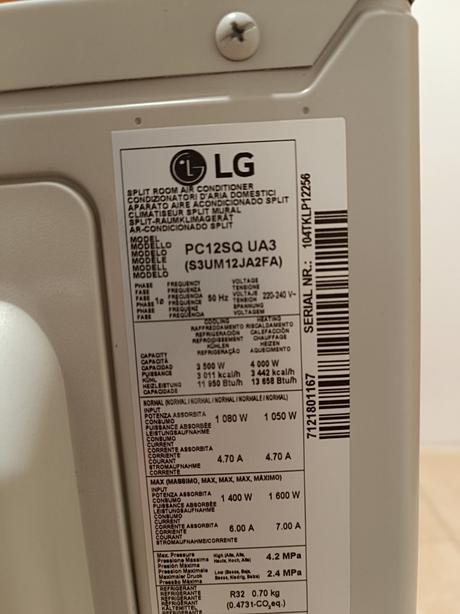 Vonkajšia klimatizačná jednotka lg dual inverter, 