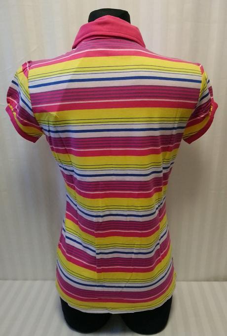 Dámsky farebný pásikavý elastický top, benter m 4., benter,m