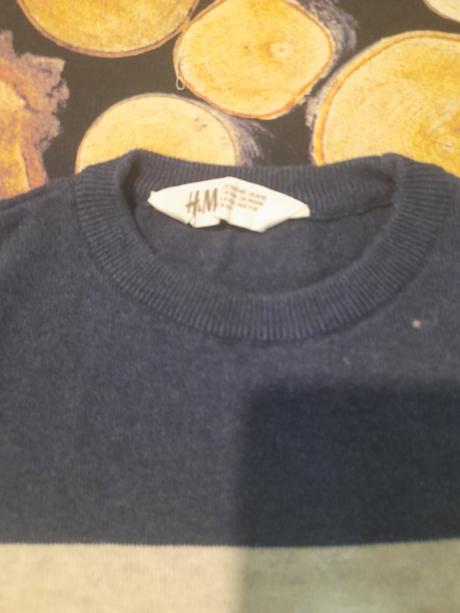 Pasikavy pružkovaný pulóver 134/140/146, h&m,134