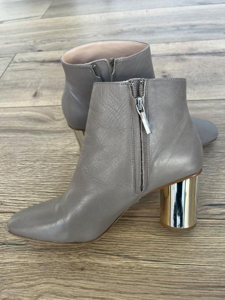 Kožené kotnicky, zara,37