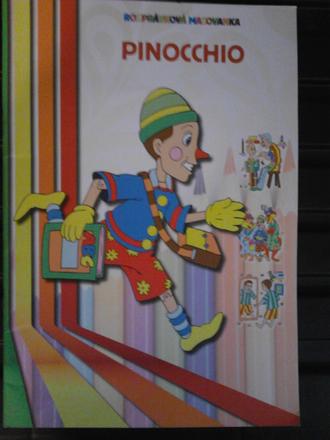 Rozprávkova maľovánka - pinochio,