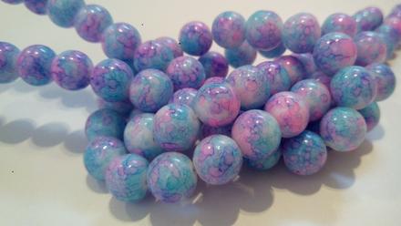 Sklenené korálky 10 mm, 