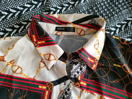 Dámska vzorovaná košeľa, zn. shein "a", s