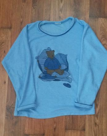 Frote pyzamo - len vrch, 128