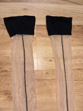 Silonky k podväzkom so zadným švom calzedonia, calzedonia