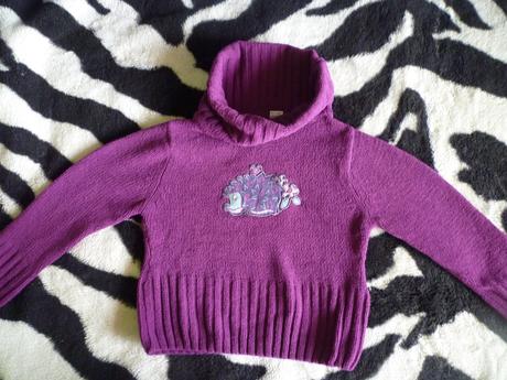 Teplucky pulover s jezkom, lupilu,98