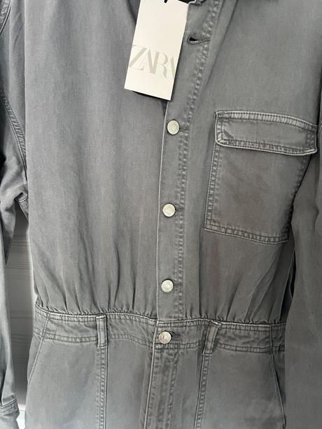 Zara riflove overaly sivý / béžový, zara,m