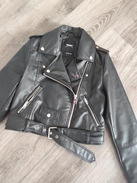 Koženkova bunda, pull&bear,m