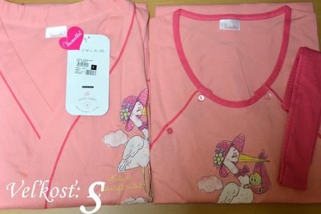 Kojenecká nočná košeľa so županom, vienetta secret,l - xxl