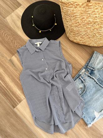 Pásikový top, h&m,s