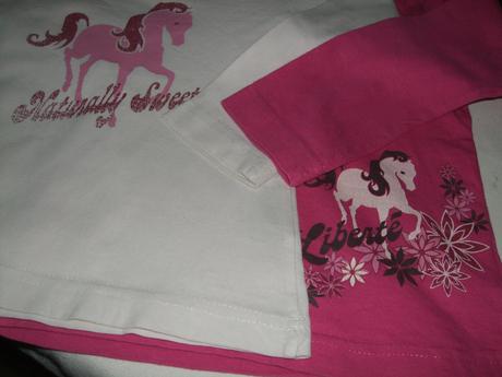 Súprava 2 tričiek s motívom koníka, quelle,98