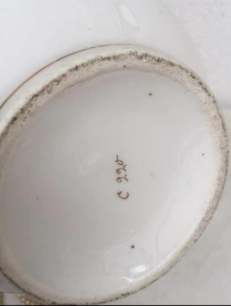 Velky starozitny cajnik cca 100r rucne malovany,