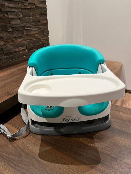Ingenuity baby base 2-in-1 slate zvyšovač stoličie, ingenuity