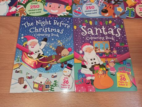 First christmas sticker activity colouring book, 