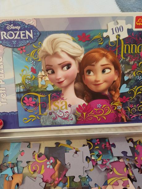 Puzzle anna a elsa frozen, 