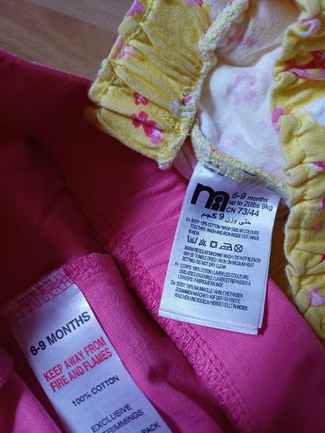 2x letné šortky v.74 / 6-9mes, mothercare,74