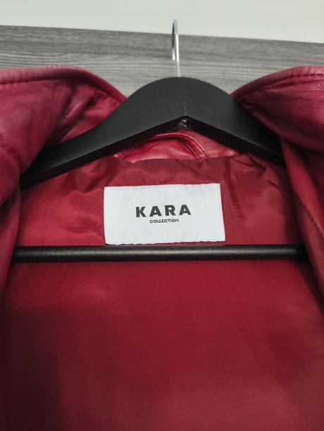 Kozena bunda kara s pravou kozusinou, s