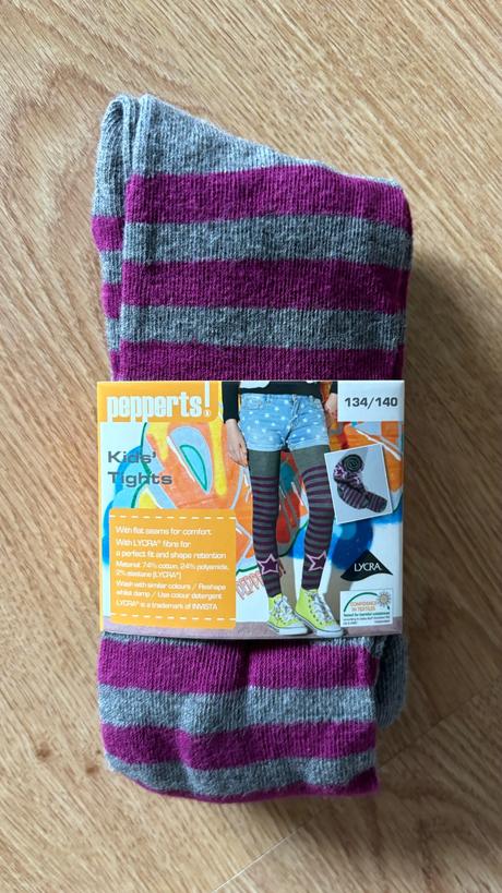 Prúžkované pančuchy, pepperts,134 / 140