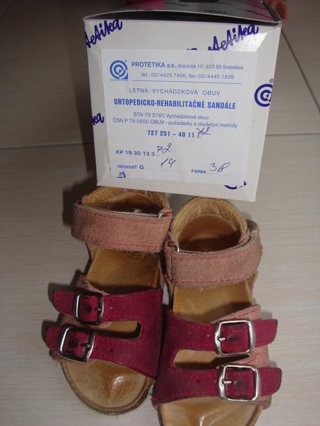 Ortoped.-rehabilitačné papučky, veľ. 20,5, protetika,20