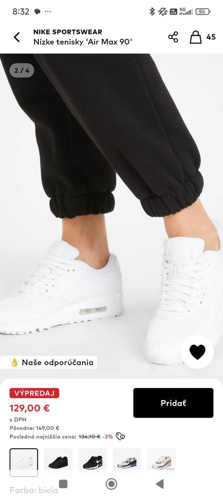 Tenisky nike air max č.37,5, nike,37