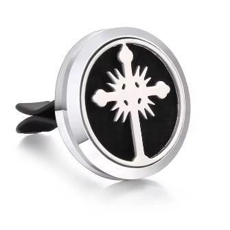 Aróma osviežovač do auta kríž - strieborný, 