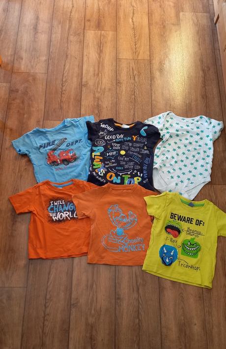 Tričká 92 top stav 0,70eur kus, pepco,92