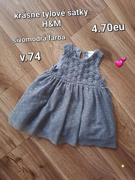 Krásne tylové šatky h&m, h&m,74
