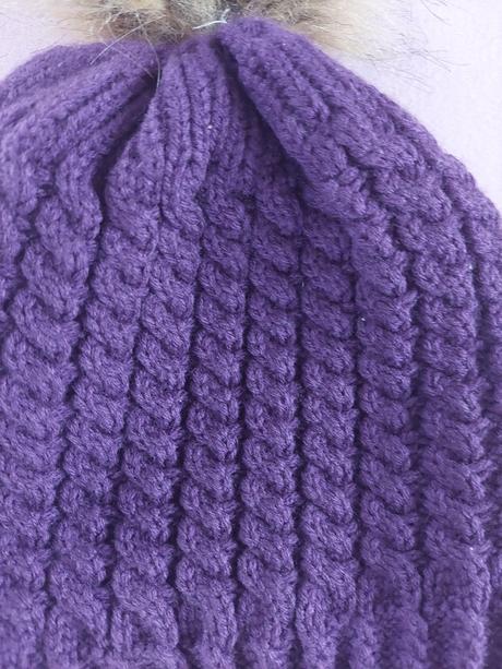 Dievčenská zimná čiapka, s