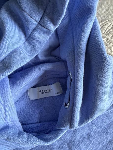 Fialová mikina s kapucňou, reserved,140