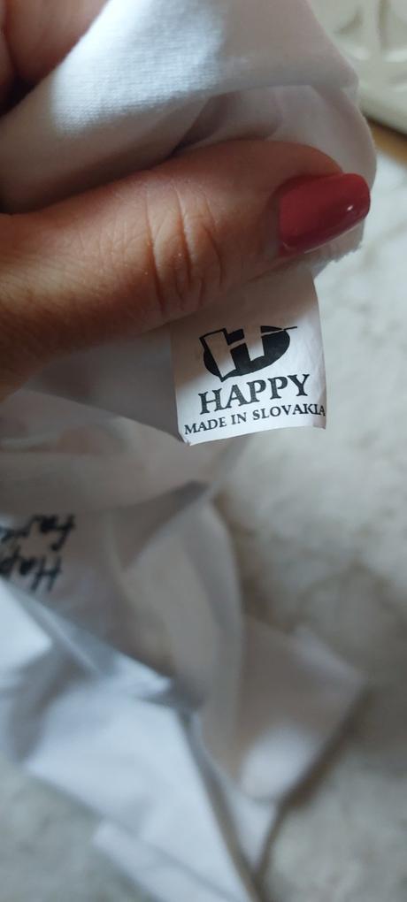 Biely nátelník happy fashion, 110