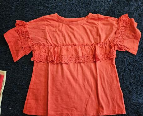 6ks triciek kratky rukav 134-140, next,134