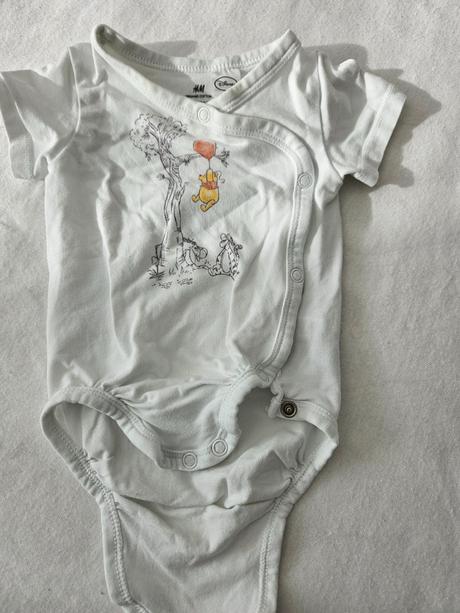 Body s krátkym rukávom macko pu, h&m,56