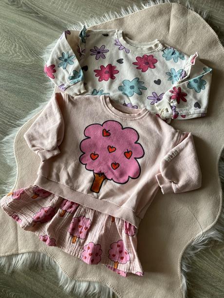 Mikinky kvetinky a stromček 86, zara,86