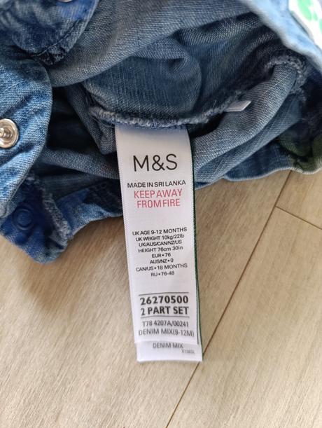 Šortky na traky, marks & spencer,80