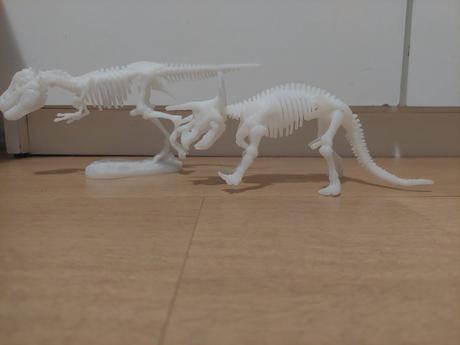 Kostry dinosaurus 2x fosforeskujuce,