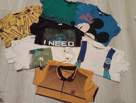 7x tričko kr.rukav, 116