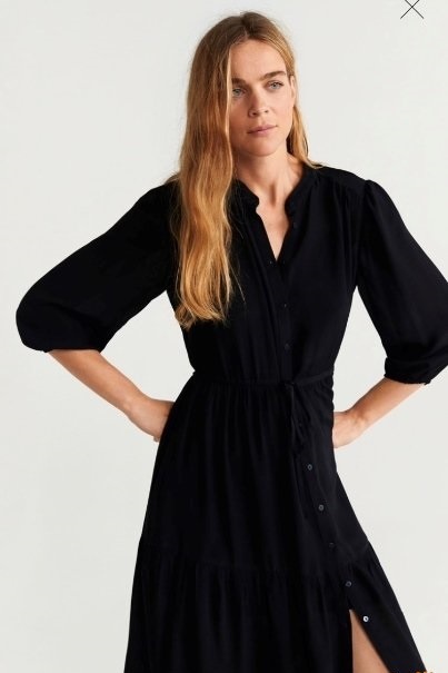 Trendy šaty z viskózy zn. mango, mango,36 / 38 / m / s