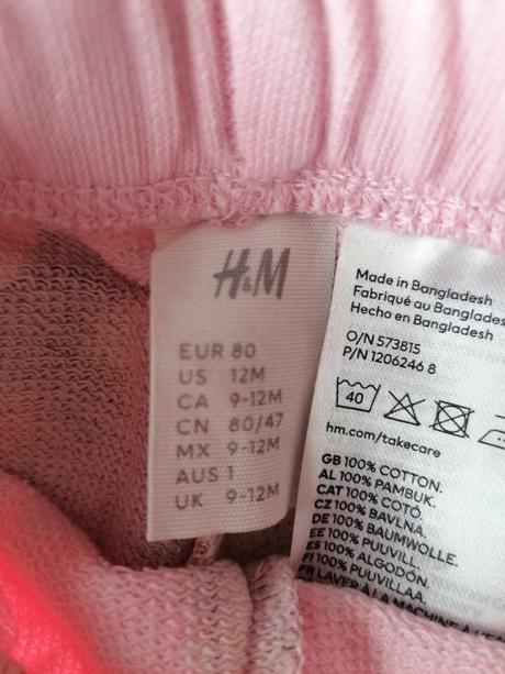 Teplakova súprava macko, h&m,80
