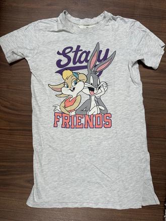 Nočná košeľa bugs bunny v. 122/128, h&m,122