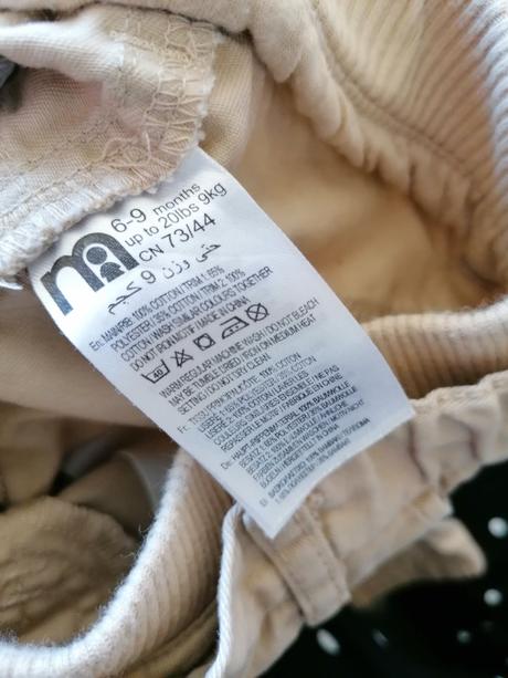 Chlapčenské nohavice, mothercare,74