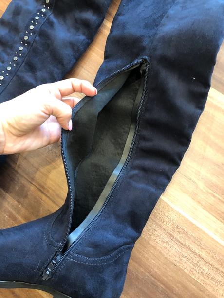 Vysoke modre prechodne cizmy, graceland,36