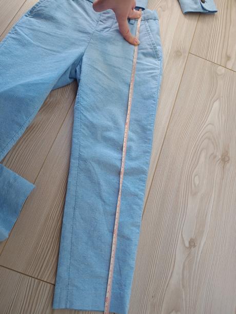 Modrý oblek (sako+nohavice), 110