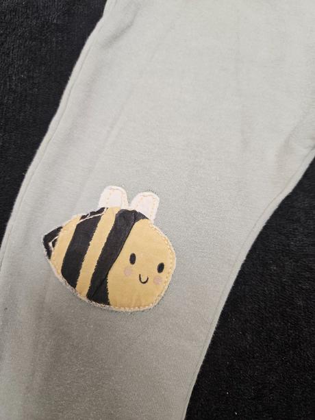 Lindex teplaky s aplikaciou leopard vcielky 80, lindex,80