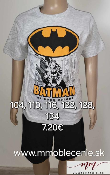 Pyžamo batman, disney,104 - 134