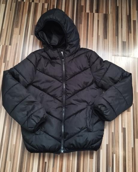 Čierny prechodný kabát 146, sinsay,146