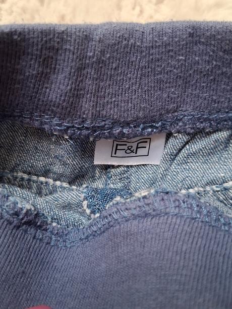 Tenke riflove nohavice, f&f,74