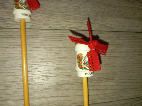 Holandský veterný mlyn do záhrady, do kvetináča, 